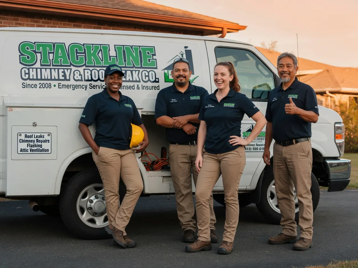 Chimney flashing repair company in Ozawkie, KS